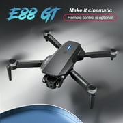 E88 Drone with HD Dual Camera, Mini Drone Foldable RC Quadcopter with Brushless Motor, Toys Gifts for Kids and Adults Beginners, Black
