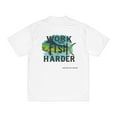 thumbnail image 2 of Savage Performance Tee: Men's Funny Fishing Work Hard Fish Harder, 2 of 4