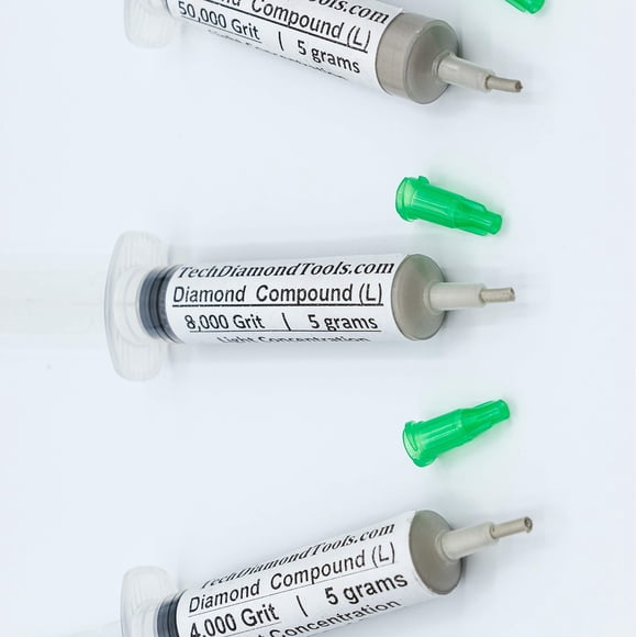 Compuesto pulidor de diamante TechDiamondTools 4000 8000 50000 Grit