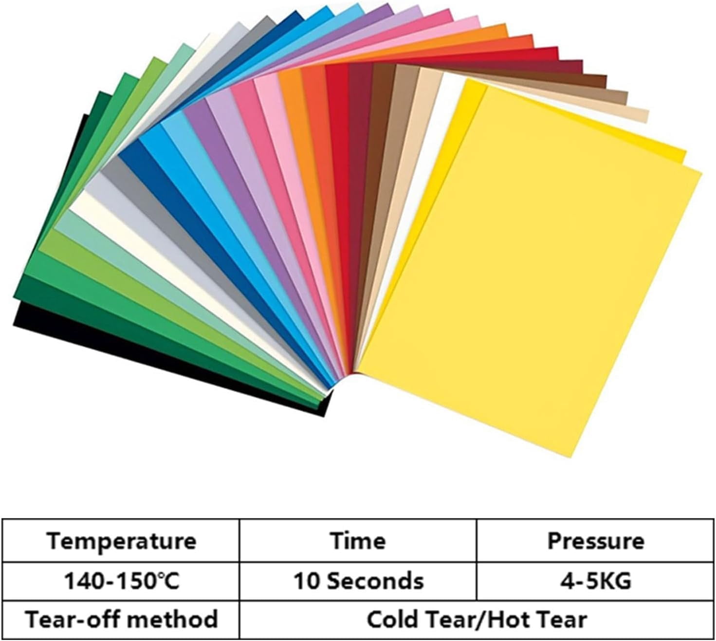 20 Pack Heat Transfer Vinyl Bundle - 12" x 10" Iron On Vinyl Sheets, 20 Assorted Colors HTV for Cricut & Heat Press Machine, Easy Cut Weed Transfer for DIY T-Shirts, Crafts & Home Decor