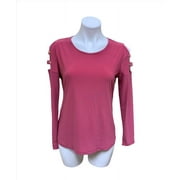 NINE WEST Women's Berry Cold Shoulder Strap Top, Large