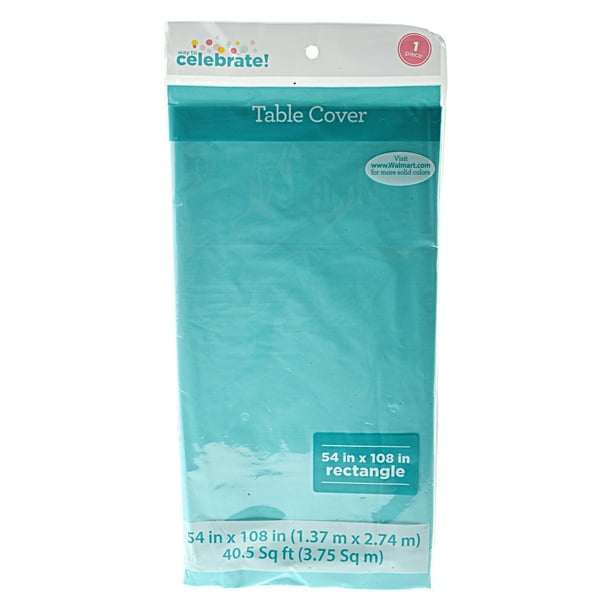 Celebrate Table Cover Teal
