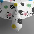 thumbnail image 4 of White Cow Lollipop Pattern Rectangle Tablecloth 60"x120",Waterproof Polyester Rectangle Table Cloth, Wipeable Spillproof Polyester Tablecloth for Dining, Camping, Indoor and Outdoor, 4 of 6