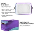 thumbnail image 3 of IAUYY Set of 2 Storage Cubes with Handles-Not Prone to Deformation Canvas Storage Baskets for Bedroom Closet Living Room Decorative Storage Baskets Three Large Bubbles, 3 of 9