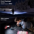 thumbnail image 3 of Rechargeable High-Power Handheld Spotlight, 8000 Lumens Ultra-Bright Waterproof Handheld Searchlight, 6600 Mah High-Efficiency Energy-Saving Led Flashlight, Usb Output 6 Lighting Modes.… Red -, 3 of 7