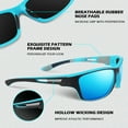 thumbnail image 5 of Sunier Sports Polarized Sunglasses for Fishing 100% UV Protection, 5 of 7