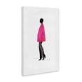 thumbnail image 2 of Stupell Industries Modern Fuchsia Pink Coat Canvas Art, 30 x 45, by Simone Elum, 2 of 7