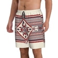 thumbnail image 2 of Balery Fashion Tatreez Traje de Baño Estilo Hawaiano para Hombre, Shorts de Secado Rápido con Bolsillos-XX-Large, 2 of 6