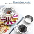 thumbnail image 4 of 2pcs Tea Filter, Stainless Steel Tea Strainer With Bowl, Ultra Fine Mesh Tea Strainers With Double, 4 of 5