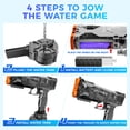 thumbnail image 4 of Pistola de agua eléctrica Funwee, paquete de 2, para niños y adultos, 4 of 6