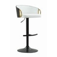 thumbnail image 1 of Banco Alto Ajustable con Respaldo y Descansabrazos | Base Metálica | EKE para Barra Bar Cocina, 1 of 5