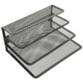 thumbnail image 5 of Zoyueyie 1pc Mesh Folder Organizer Desk Sorter Organizer Vertical Desktop Organizer 4 Compartments for Document Letter Paper Book Storage, 5 of 10