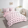 thumbnail image 3 of Manfei Valentine's Day 7-Piece Twin Bedding Sets for Teens Female Men,Love Heart Print Bedding Comforter Set,Romantic Lover Couple Breathable Sheet Sets,Luxury Bedroom Decor,Reversible, 3 of 8