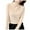 Beige, variant on Shadoumai Women's Semi Turtleneck Thermal Slim Fit Long Sleeve Stretch Soft Comfortable Base Layer Shirt For Casual Everyday Wear
