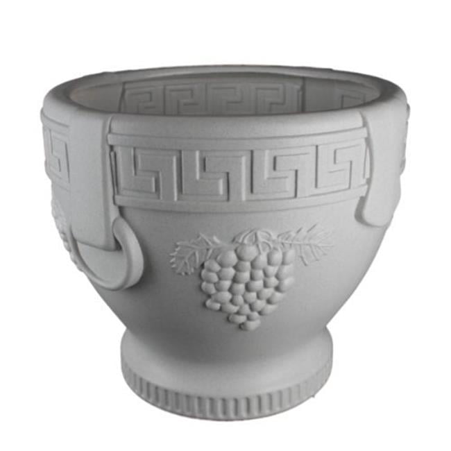 Union Products 53521SC Classic Roman Concrete Grape Pattern Urn Planter by Union Products