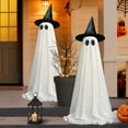 thumbnail image 3 of Decoraciones de Halloween VersaCharm Spooky Ghost con luces, paquete de 2, 3 of 9