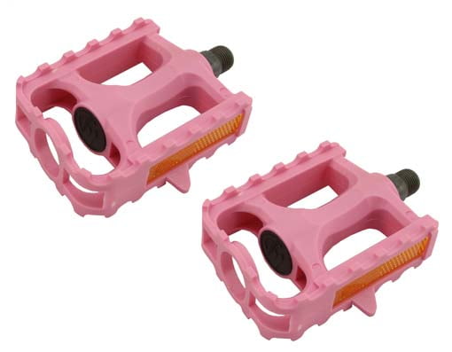 940 Alloy Pedals 9/16" Red Bicycle Bike Road MTB Cruiser Fixie 