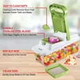 thumbnail image 6 of Brentwood Food Chopper and Vegetable Dicer with 6.75-Cup Storage Container and Stainless Steel, 6 of 8
