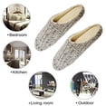 thumbnail image 5 of Dinheiro Zapatillas de interior de espuma viscoelástica sin cordones para dormitorio, acogedores zapatos ligeros de verano para exteriores con suela de goma, 5 of 5