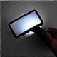 thumbnail image 5 of Hand-held Rectangular Magnifying Glass, LED Light Magnifier, 10X Reading Magnifying Glass for Seniors, Low Vision, Macular Degeneration, 5 of 5