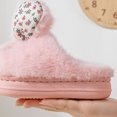 thumbnail image 5 of Jamicy Kids Toddler Slippers for Boys Girls Cute Bunny House Shoes Non Slip Warm Soft Winter Fuzzy Indoor Bedroom Slipper, 5 of 7