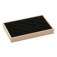 thumbnail image 1 of relayinert Wood Impact-resistant Jewelry Display Tray Wide Application Non-toxic Odorless Exquisite Craft Black 1Set, 1 of 6