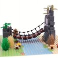 thumbnail image 3 of Blocks Drawbridge Set, Mountain Jungle Forest Construction Building Bricks, DIY Small Blocks Accessories Build Model Kit 6083 6082 63141, 3 of 5
