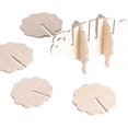 thumbnail image 2 of Little Sheep Wooden Coaster Cute Household Items Placemat Animal Decoration Heat Insulation Pad placemats, 2 of 4