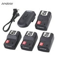 thumbnail image 2 of Trigger,Compatible With Set 1 Includes 1 4 S 16 Channel 4 Receivers 1 Pentax Sunpak Remote Set Sunpak Vivitar Channel Remote Sync Compatible Vivitar Neewer Speedlite 1 4 - 16 4, 2 of 6