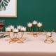 thumbnail image 2 of Candelabro de hierro forjado, accesorio romántico para cenas a la luz de las velas, adornos de candelabros modernos, decoración de mesa de comedor, estilo retro, dormitorio, 2 of 5