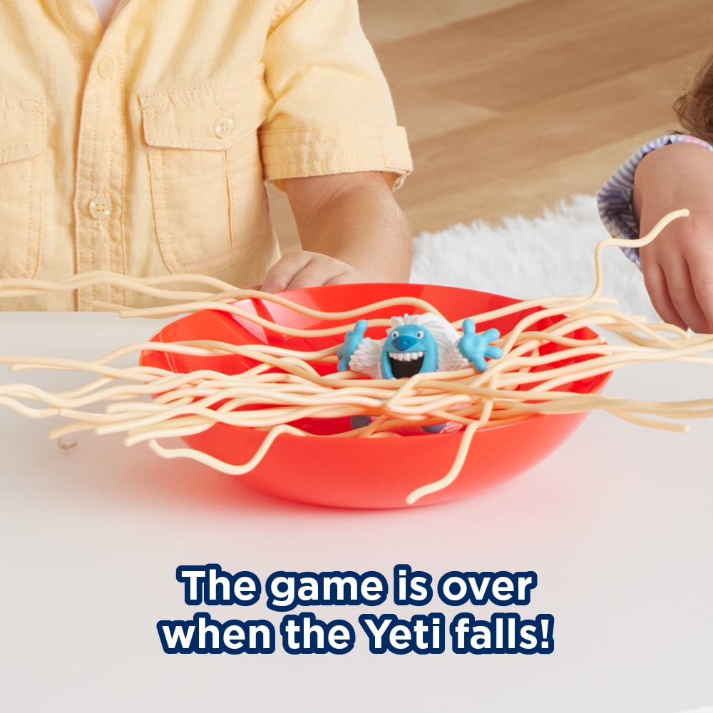 Yeti in My Spaghetti Board Game  Kids Games, Family Game, Multi-Player, Board Games for Family Night, Preschool Toys, Hand-Eye-Coordination Game, Dont Drop Yeti, Ages 4+