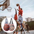 thumbnail image 2 of 2 Pack Ball Net Bag Portable Ball Net Sports Ball Net for Soccer, Basketball Net Bag, Can Hold 2 Ball Pins, Suitable for Beach Volleyball, Basketball, 2 of 5