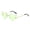 A Mint Green, variant on Mens Womens Sunglasses LSQii UV Protection Heart Shaped Rimless Sunglasses Neon Colors Funny Trendy Glasses for Birthday Party Beach Pool Party Summer