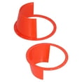 thumbnail image 2 of Car Speaker Waterproof Cover, Speaker Waterproof Pad Red 2pcs  For Auto, 2 of 8
