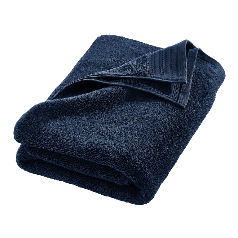Hotel Style 6-Piece Egyptian Cotton Towel Set, Marine Deep photo 7