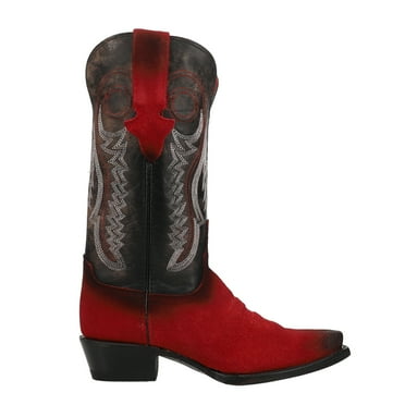 Western Boots Mens Cowhide Cowboy Antique Saddle 12693-15