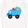 thumbnail image 3 of Inktastic Easter Egg Truck Boys Toddler Sweatshirt, 3 of 4