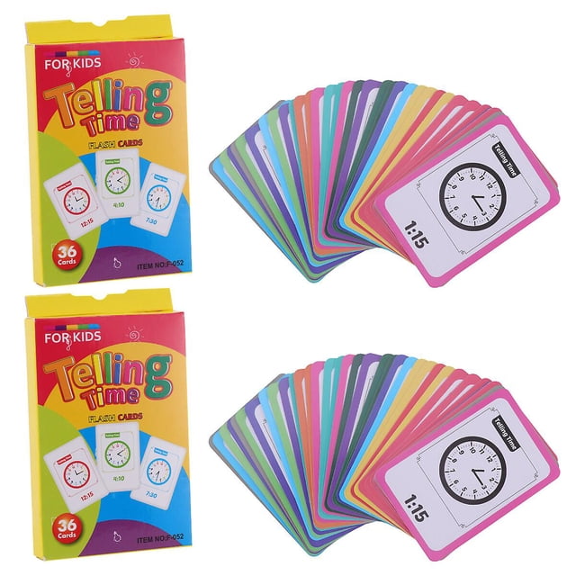 2 Pcs Digital Clock Reading Clocks Kids Learning Tool First Second Grade Kid Toys Creative Learning Tool Educational Toy