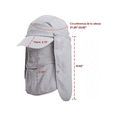 thumbnail image 3 of Gorra Deportiva Transpirable Actividades Al Aire Libre Sol Xtellar azul, 3 of 3