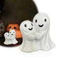 thumbnail image 2 of ​​GiLiling Humorous Halloween Ghost Finger Sculpture Statue​​ | Miniature Desktop Art Piece for Gothic Shelf Displays and Whimsical Spooky Season Accents, 2 of 6