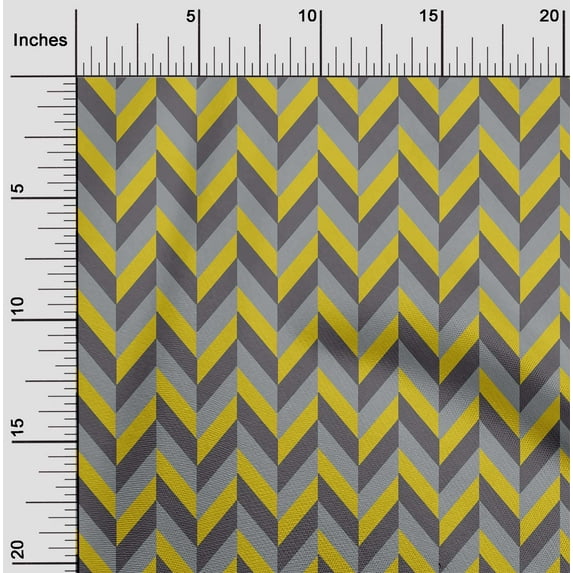 oneOone Cotton Poplin Yellow Fabric Stripes Sewing Fabric By The Yard Printed Diy Clothing Sewing Supplies 42 Inch Wide-N2K