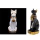 thumbnail image 1 of 2 Piezas Forma de Gato Estatua Animal Modelo para Decoración Escrirotio perfke Estatua de Bastet Decorar, 1 of 9