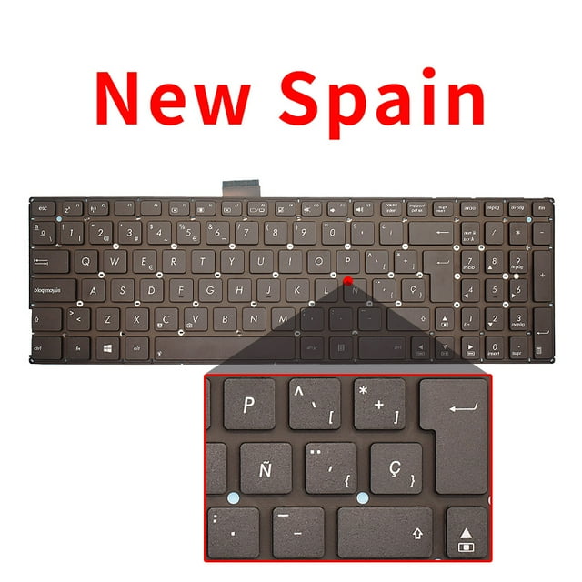Original US Russian SP BR Laptop Keyboard For ASUS X555L A555Y R557L R556L FL5600 W519L VM510L VM590L X553M W509L R565L X503M SP New