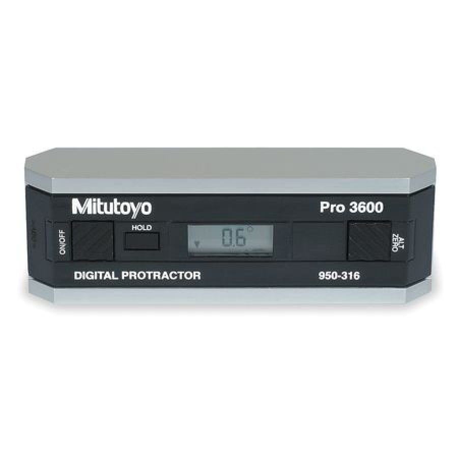 MITUTOYO 950318 Electronic Digital Protractor,6 In,SPC