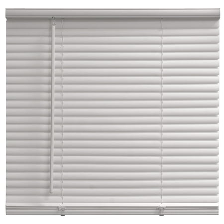 MAINSTAYS 1″ CORDLESS VINYL LIGHT FILTERING BLINDS, 1-PIECE, WHITE, 30″ W X 64″ L