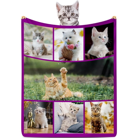 Custom Blanket with Picture Customized Blankets with Photos Christmas Personalized Blankets and Throws Custom Gifts for Grandma Photo Blanket Picture Blanket Customized Customizable Blanket for Bed