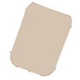 thumbnail image 6 of Sun Shade Sail Canopy Covers Pack of 3 10 x 9.2 ft Screen House Tent Fit 5.51 x 4.23 ft 300D Oxford Silver Coated Fabric Sun Protection Outdoor Beige, 6 of 12