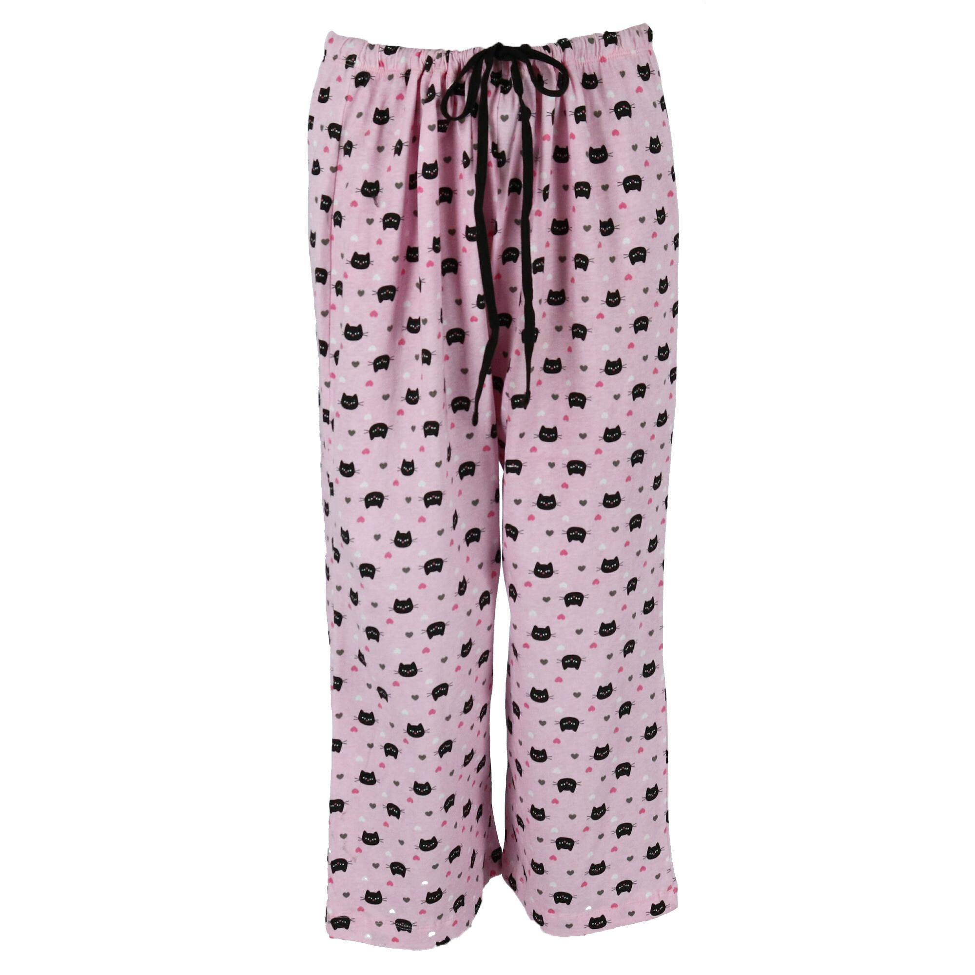 Rene Rofe Women's Plus Size Conversational Capri Pajama Set