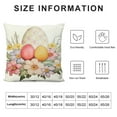 thumbnail image 5 of Nawypu  Happy Easter Pillow Covers,Floral Bunny Rabbit Eggs Decorative Farmhouse Throw Pillowcases for Home Sofa Couch Decoration, 5 of 5