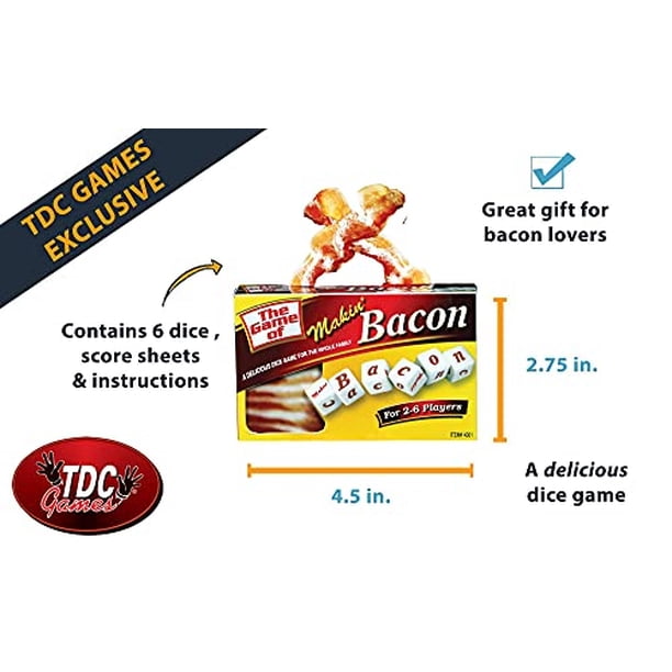 Juego de dados TDC Games Makin' Bacon TDC Games